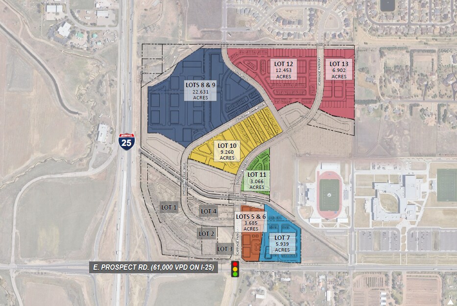 NEC I-25 & Prospect Rd, Fort Collins, CO for Sale