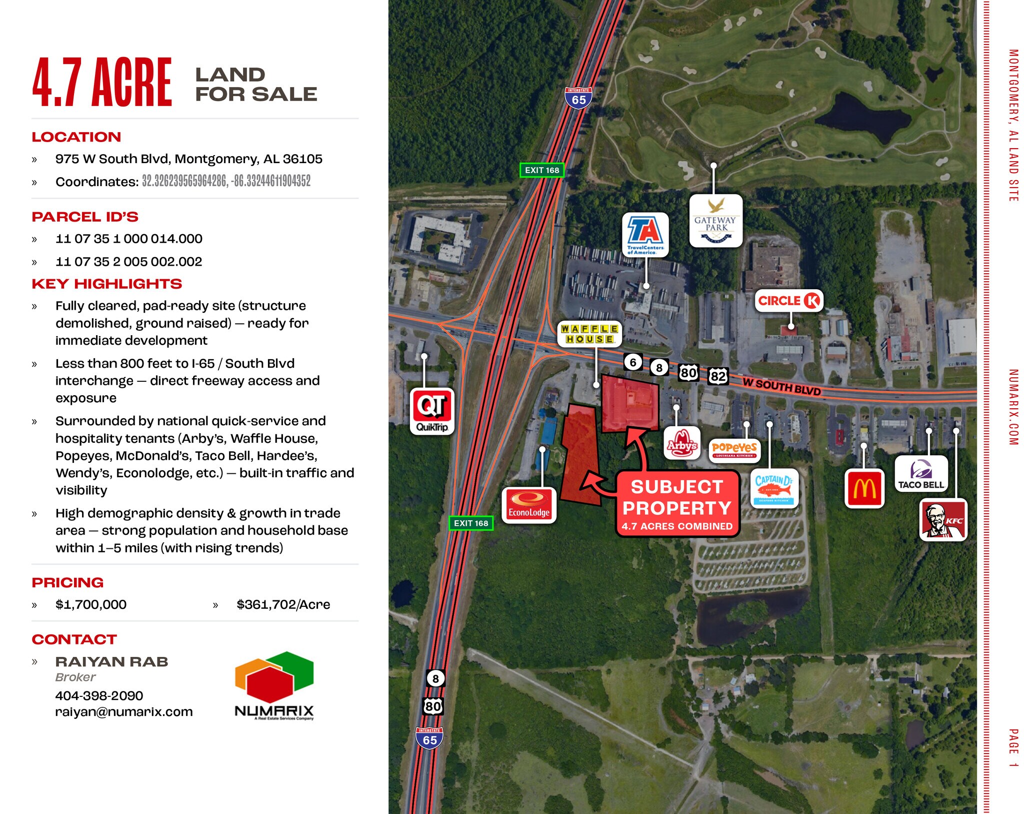 977 W South Blvd, Montgomery, AL for Sale