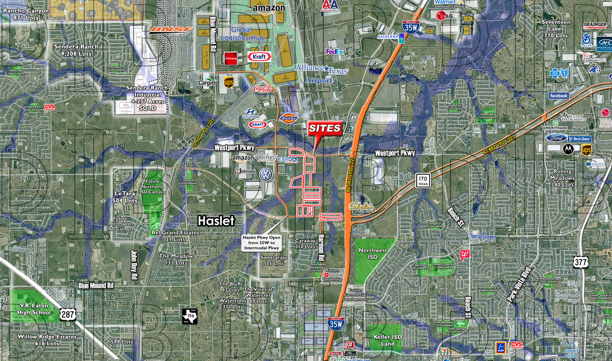 Alliance Airport: Noise Mitigation Land, Fort Worth, TX for Sale