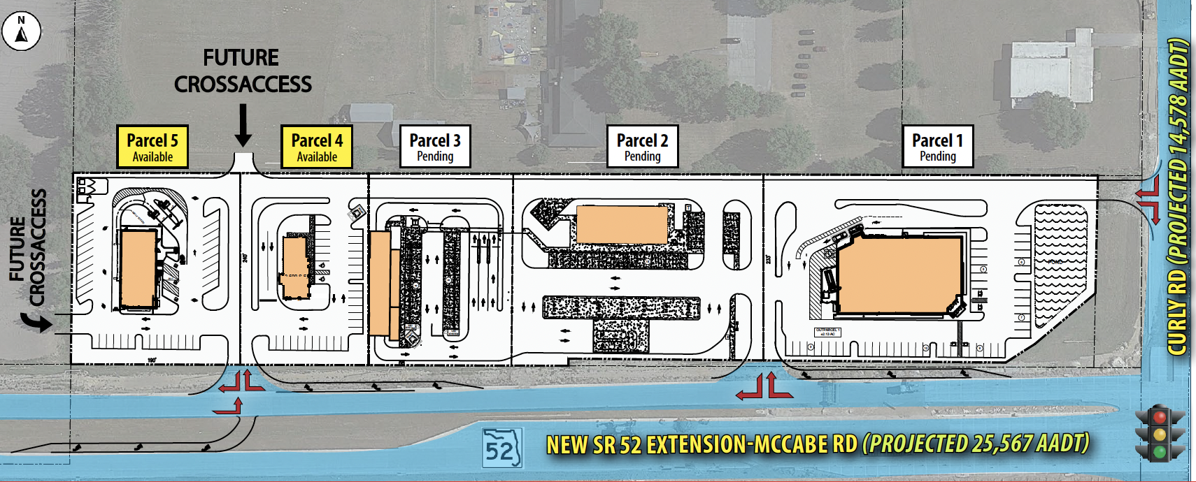 NWC of State Road 52 & Curley Rd, San Antonio, FL for Rent