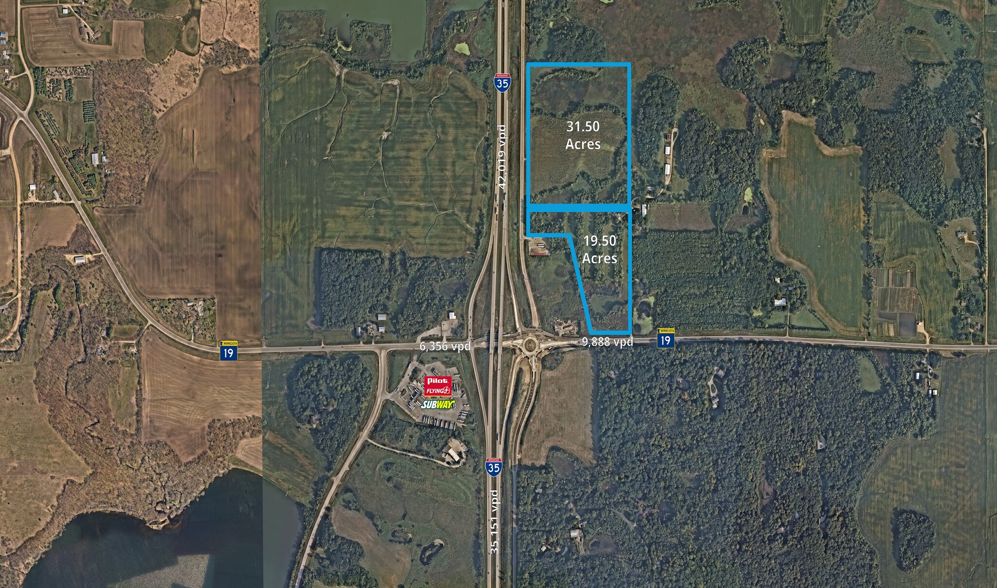 NE Interstate 35 @ Highway 19, Northfield, MN for Sale