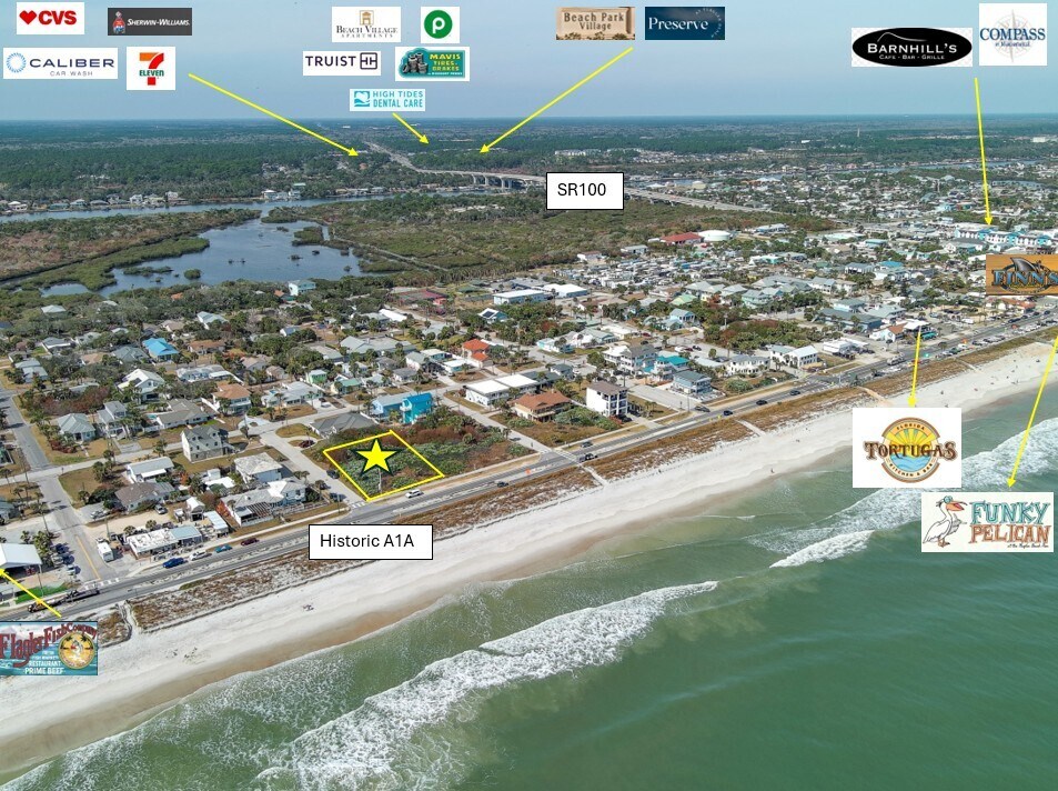1000 1000B S Ocean Shore Blvd, Flagler Beach, FL for Sale