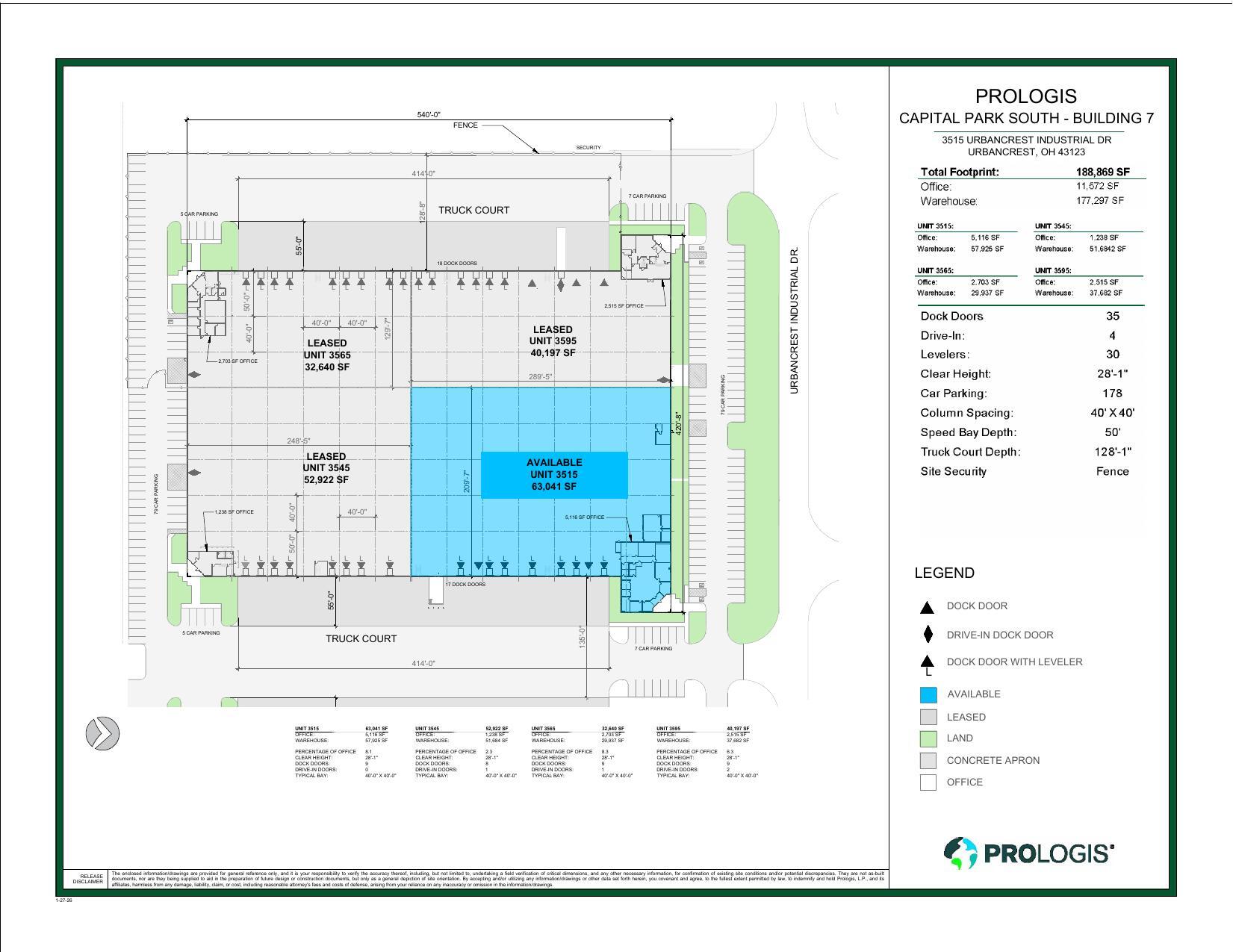 3515-3595 Urbancrest Industrial Dr, Grove City, OH for Rent