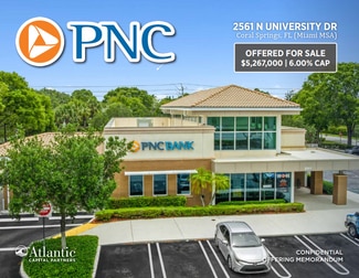 Coral Springs, FL Bank - 2561 N University Dr