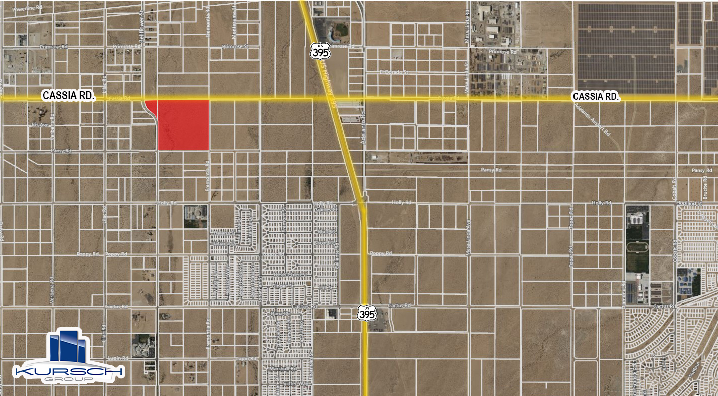 Bellflower St & Cassia Rd. rd, Adelanto, CA for Sale