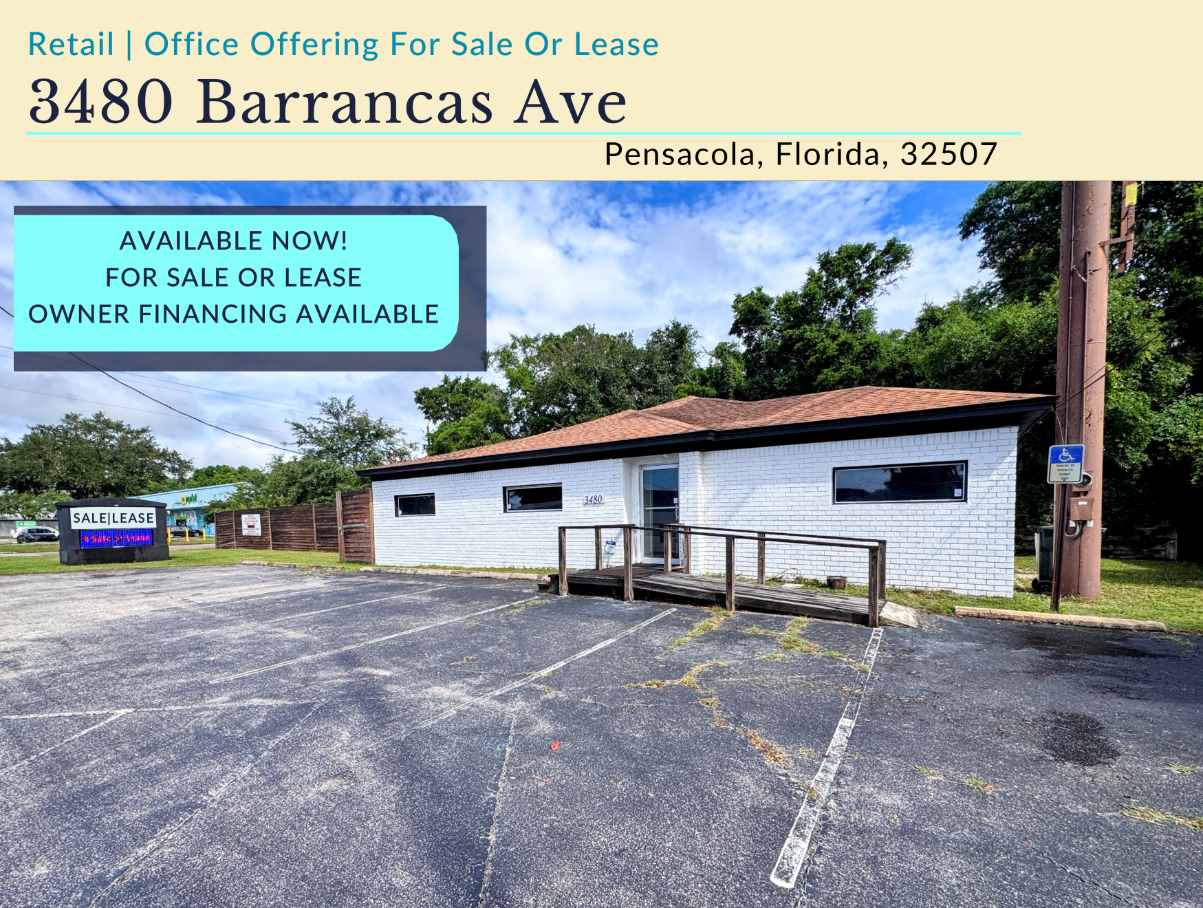 3480 Barrancas Ave, Pensacola, FL for Rent