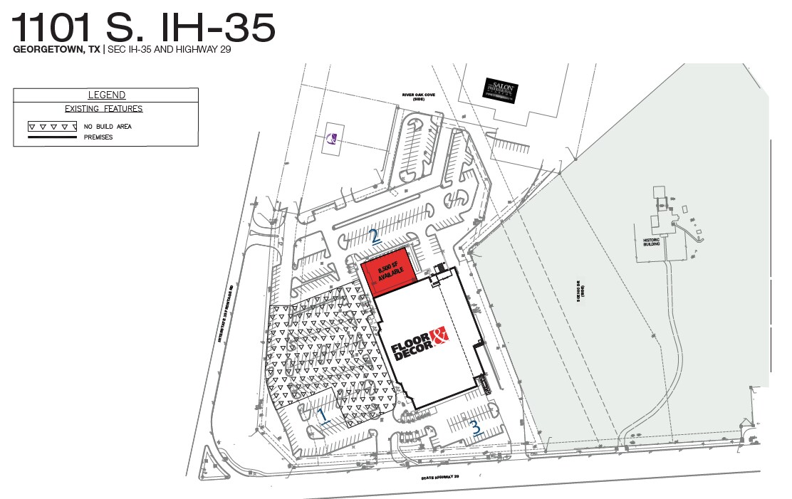 1101 IH 35, Georgetown, TX for Rent