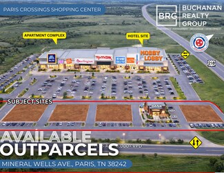 Paris, TN Commercial Land - 800 Mineral Wells ave
