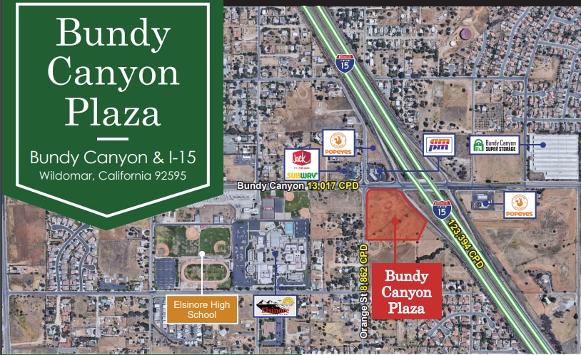 Bundy Canyon & I-15 Fwy, Wildomar, CA for Rent