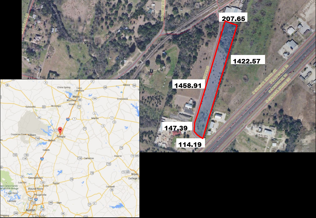 S General Bruce & Twin Cities Blvd, Temple, TX for Rent