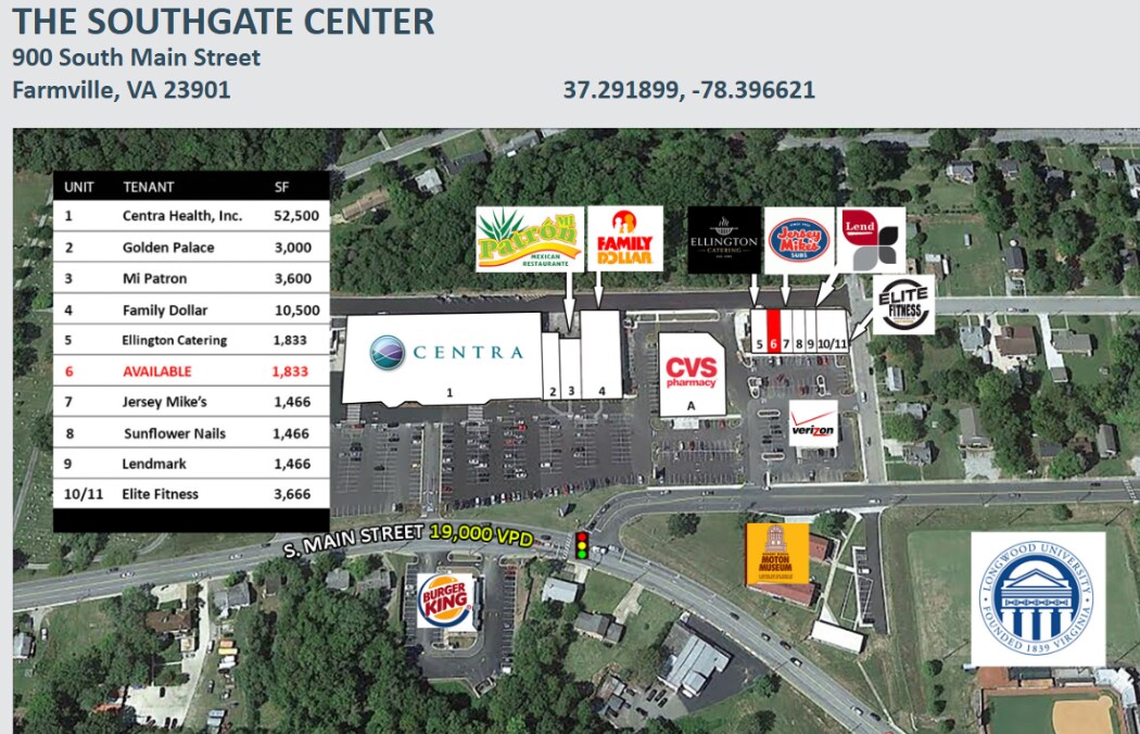 1099 S Main St, Farmville, VA for Rent
