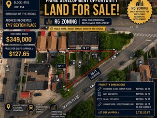 Bronx, NY Residential Land - 1717 Sexton Place Bronx, NY Residential Land - 1717 Sexton Place
