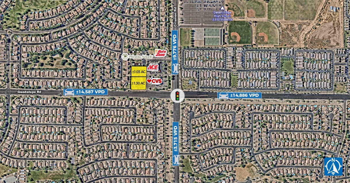 Crismon Rd & Guadalupe Rd, Mesa, AZ for Rent
