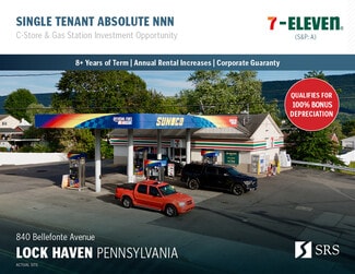 Lock Haven, PA Service Station - 840 Bellefonte Ave Lock Haven, PA Service Station - 840 Bellefonte Ave
