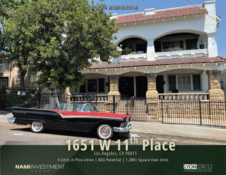 Los Angeles, CA Apartments - 1651 W 11th Pl
