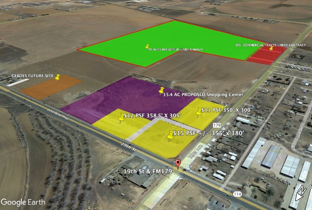 Sec Fm 179 & Hwy 114 (19th Street), Lubbock, TX for Sale