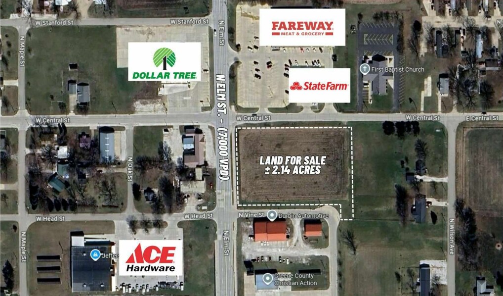 SE Corner Of N. Elm St And E. Central Ave Ave, Jefferson, IA for Sale