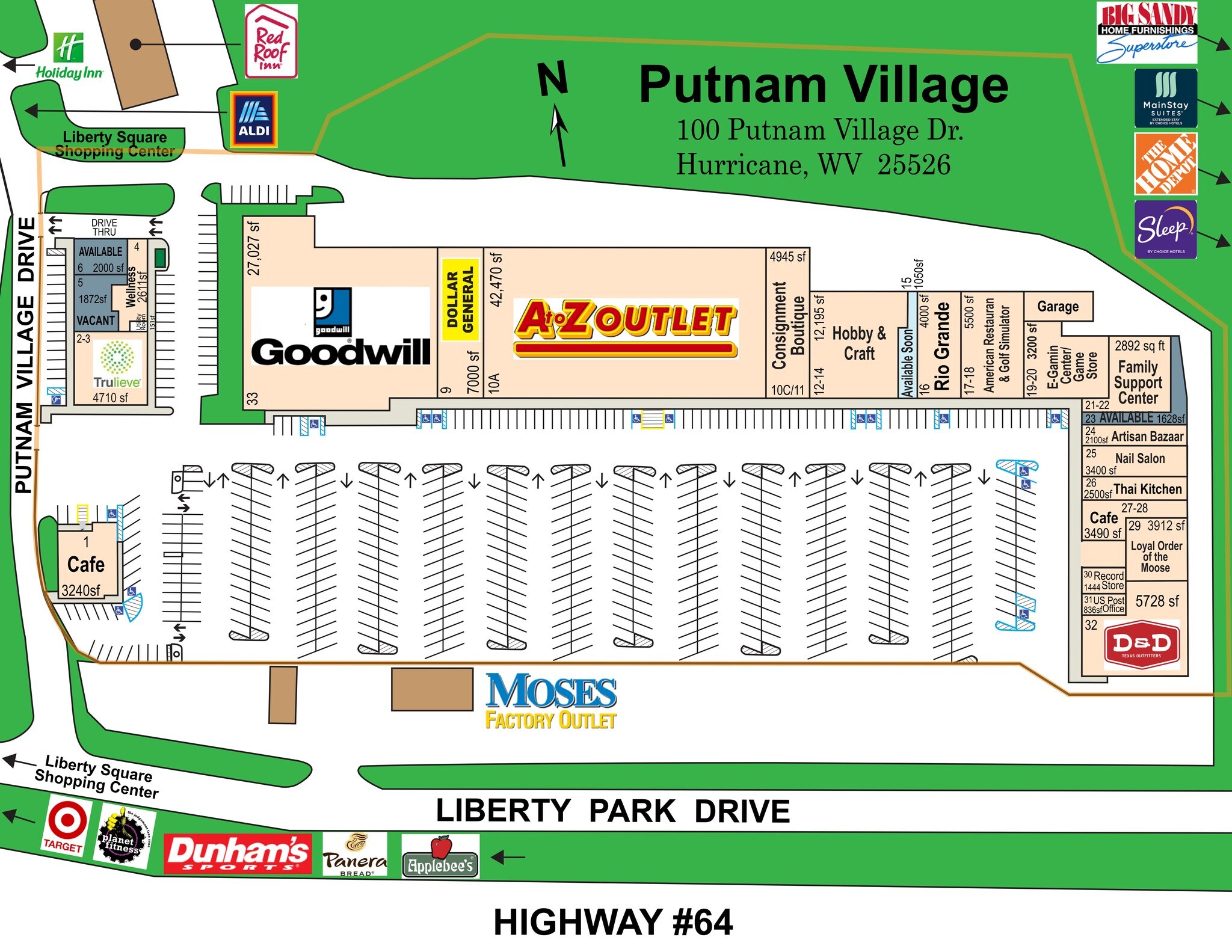 15-33 Putnam Village Dr, Hurricane, WV for Rent