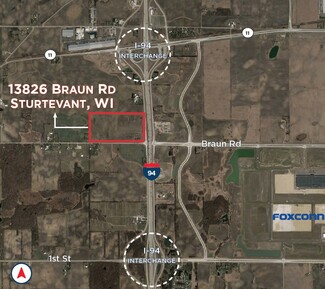 Sturtevant, WI Commercial Land - 13826 Braun Rd