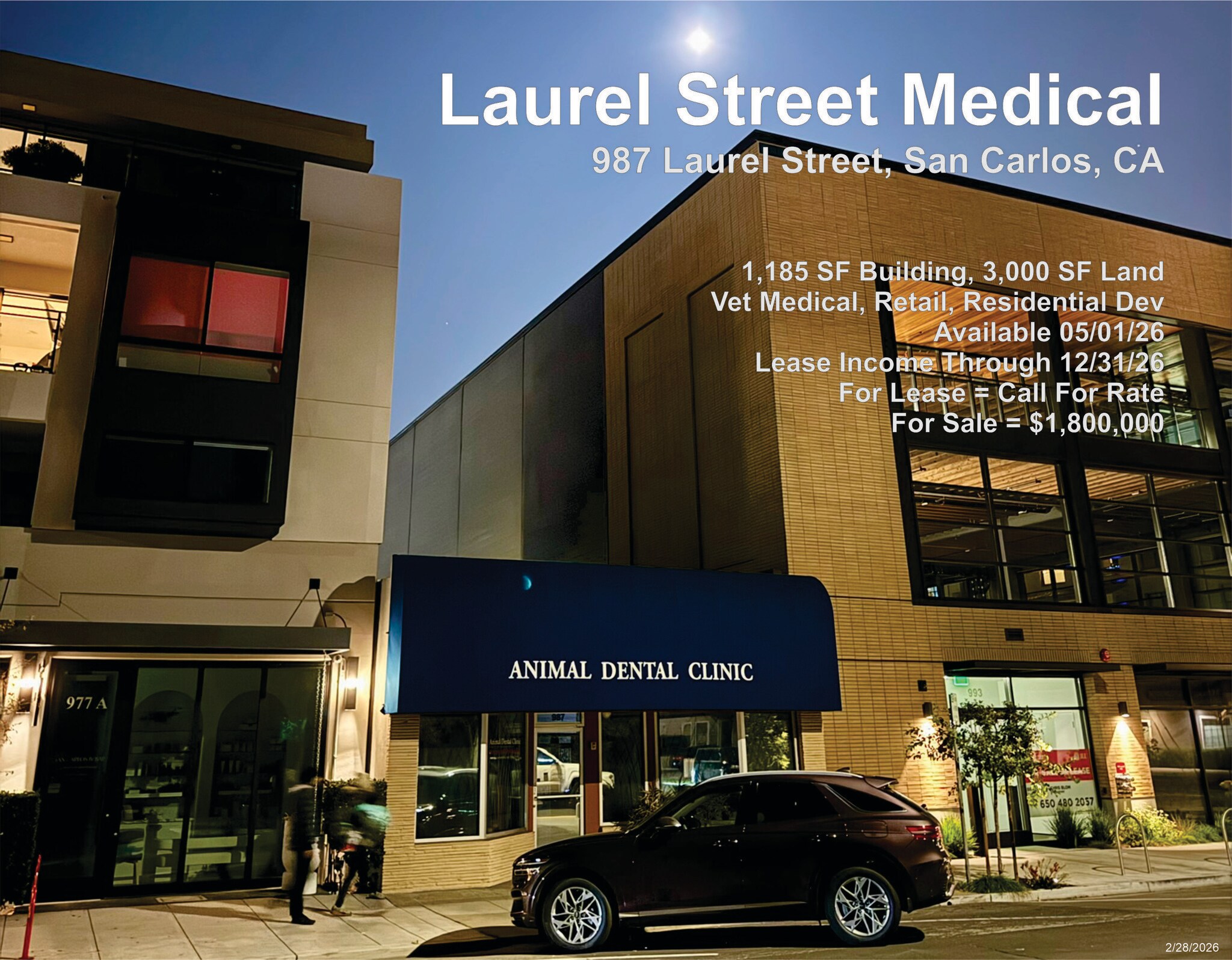 987 Laurel St, San Carlos, CA for Rent