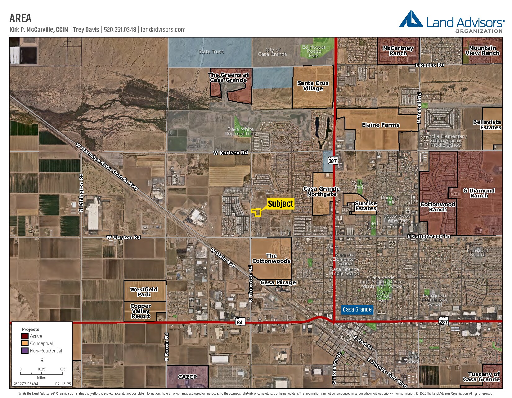 E/NEC O'Neil Dr & Thornton Rd dr, Casa Grande, AZ for Sale