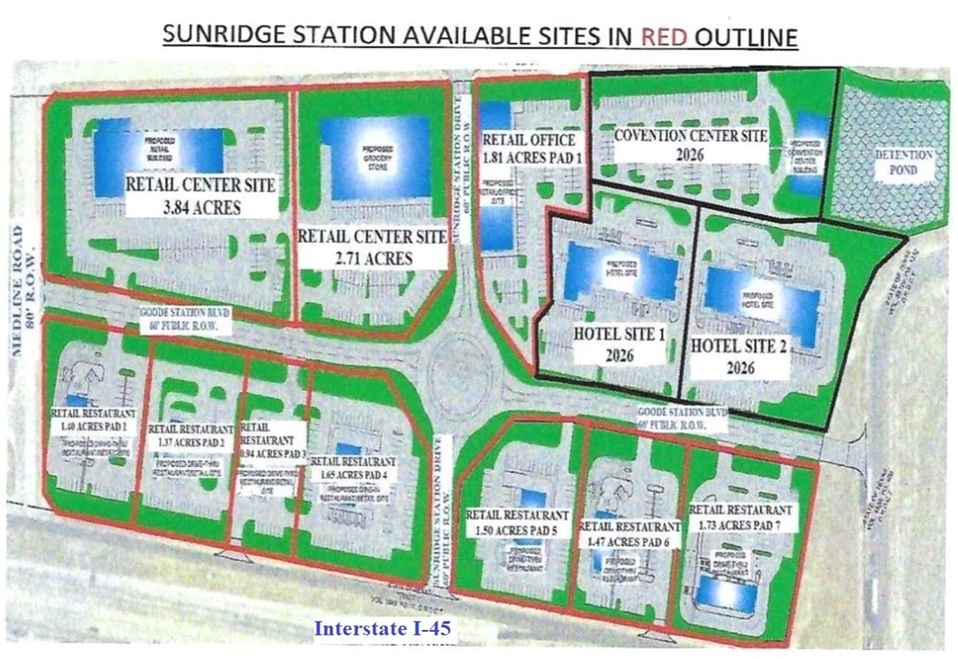 NEC I-45 & Pleasant Run Rd, Wilmer, TX for Sale