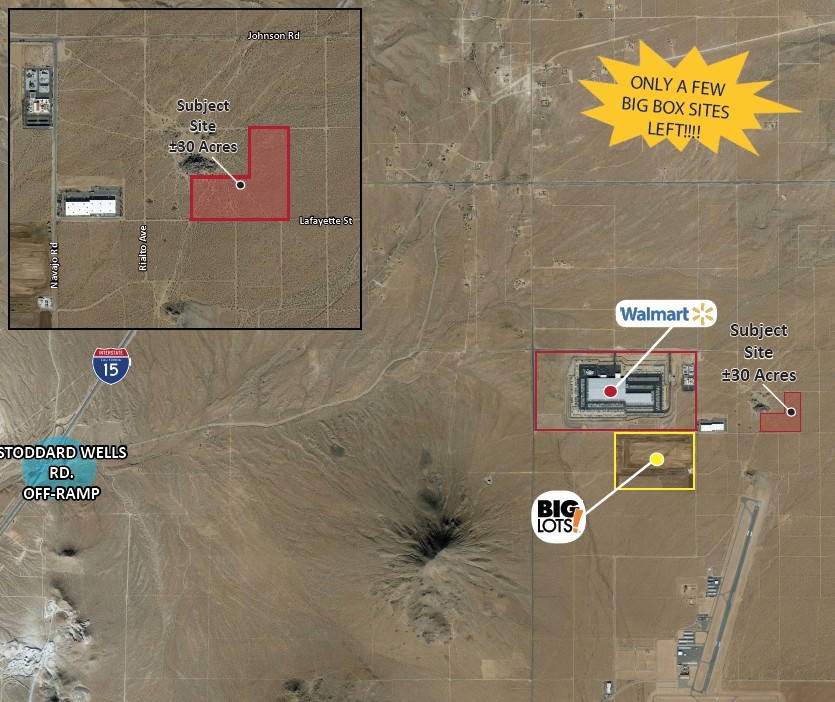 30 Acres Lafayette St & Navajo Rd, Apple Valley, CA for Sale