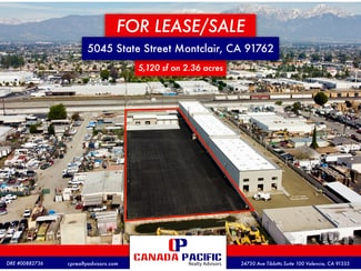 Montclair, CA Commercial Land - 5045 E State St Montclair, CA Commercial Land - 5045 E State St