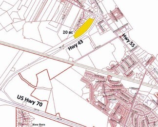 New Bern, NC Commercial Land - NC 43 & NC 55 Intersection