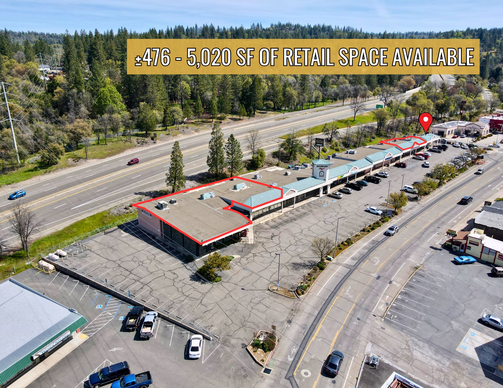 1319-1353 Broadway, Placerville, CA for Rent