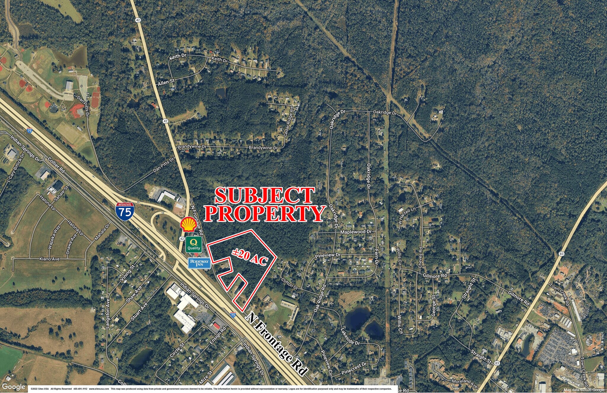 Frontage Road, Forsyth, GA for Sale