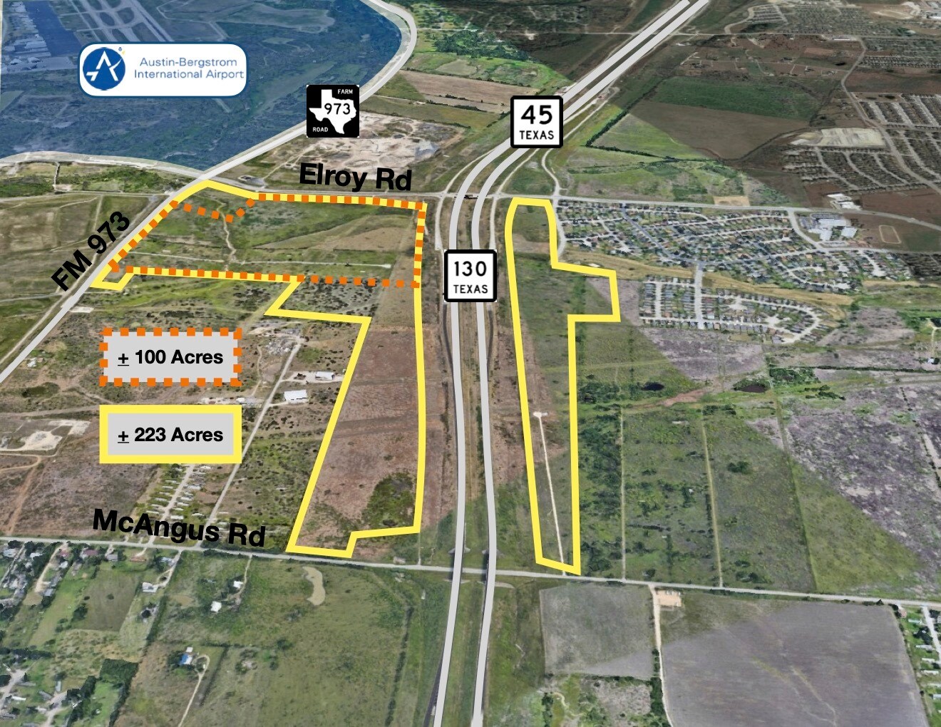 TX 130 Elroy Road Del Valle, TX 78617 Land Property for Sale on