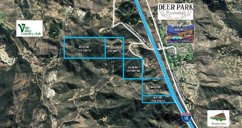 Lawrence Welk Ln @ W/ I 15, Escondido, CA for Sale