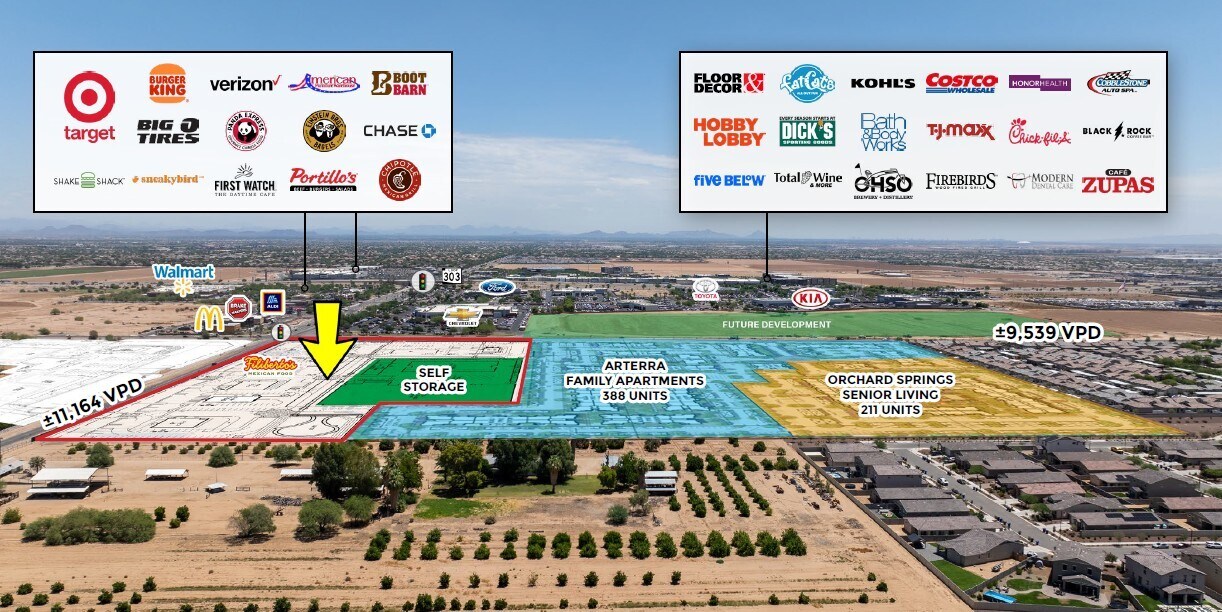 SWC W Cotton Ln & Waddell Rd, Surprise, AZ for Rent
