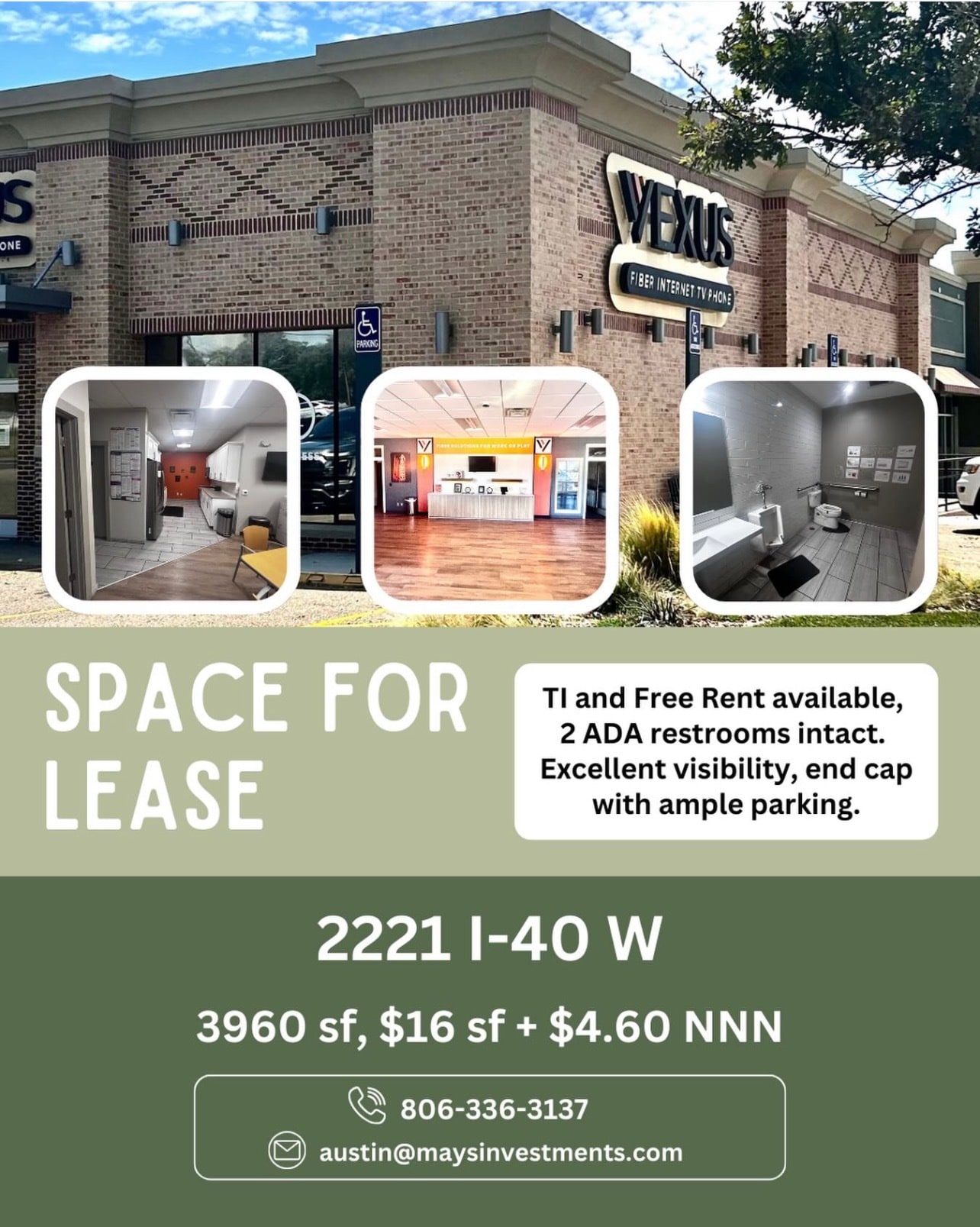 2401-2493 Interstate 40 W, Amarillo, TX for Rent