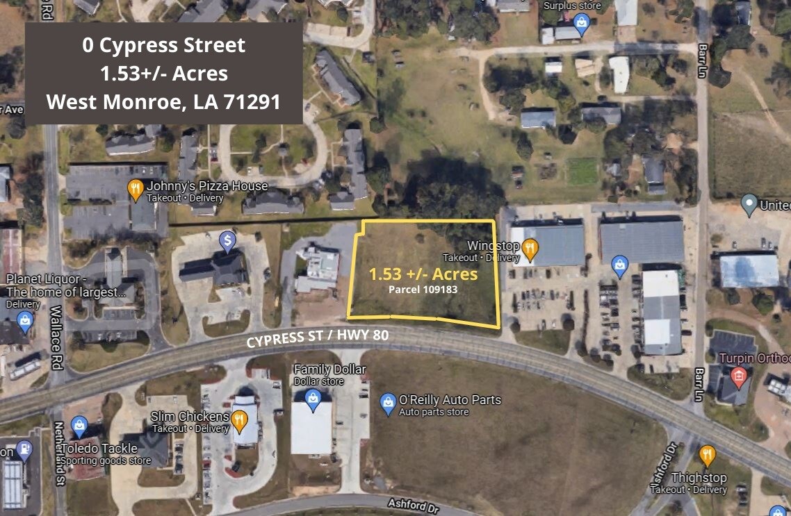 0 Cypress St, West Monroe, LA for Sale