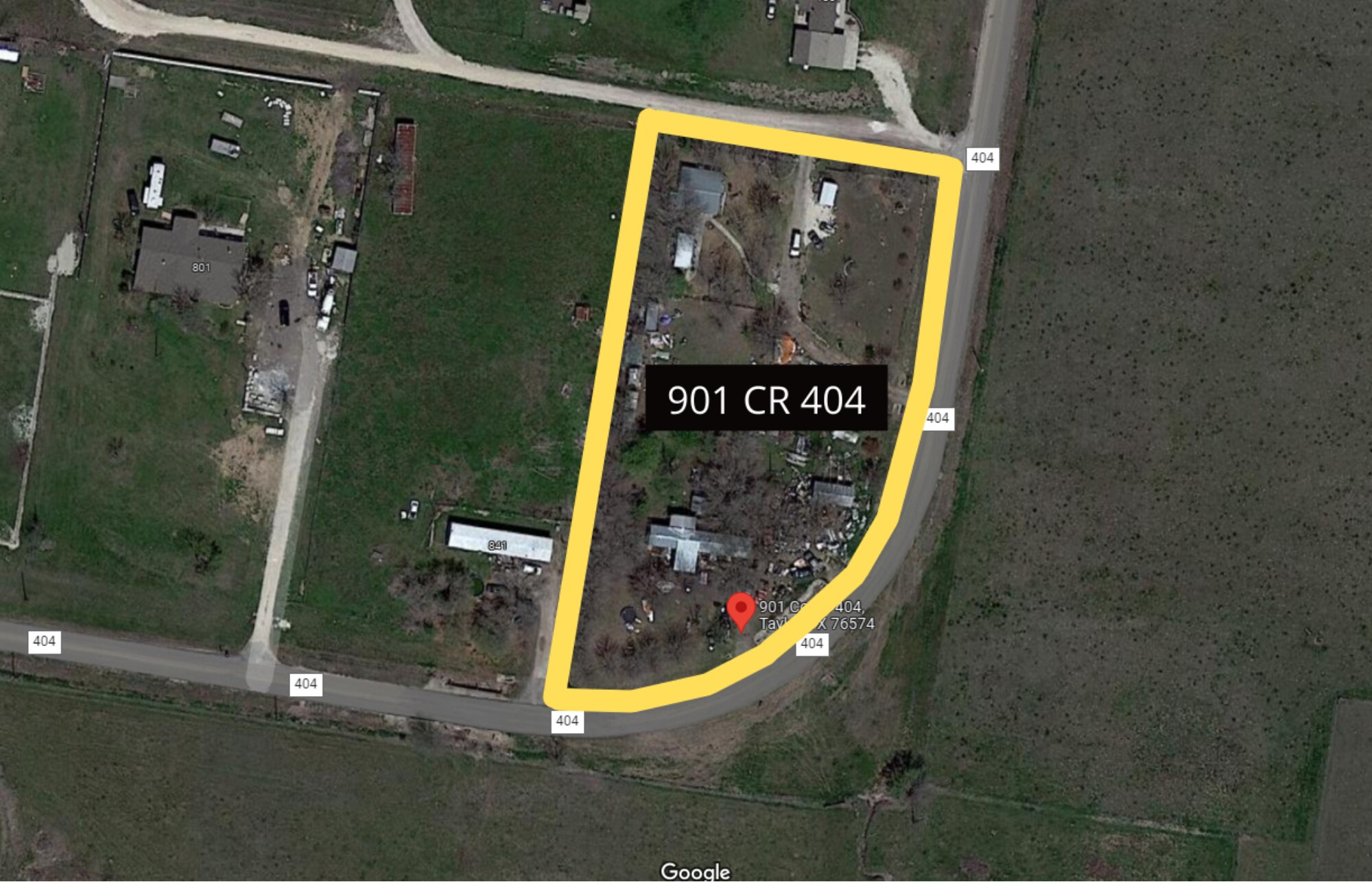 901 County Road 404, Taylor, TX for Sale