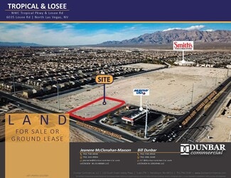 North Las Vegas, NV Commercial Land - W/NWC Tropical Pky & Losee Rd