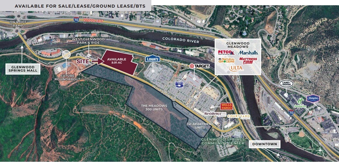 Midland & Wulfsohn Rd - LAND, Glenwood Springs, CO for Rent