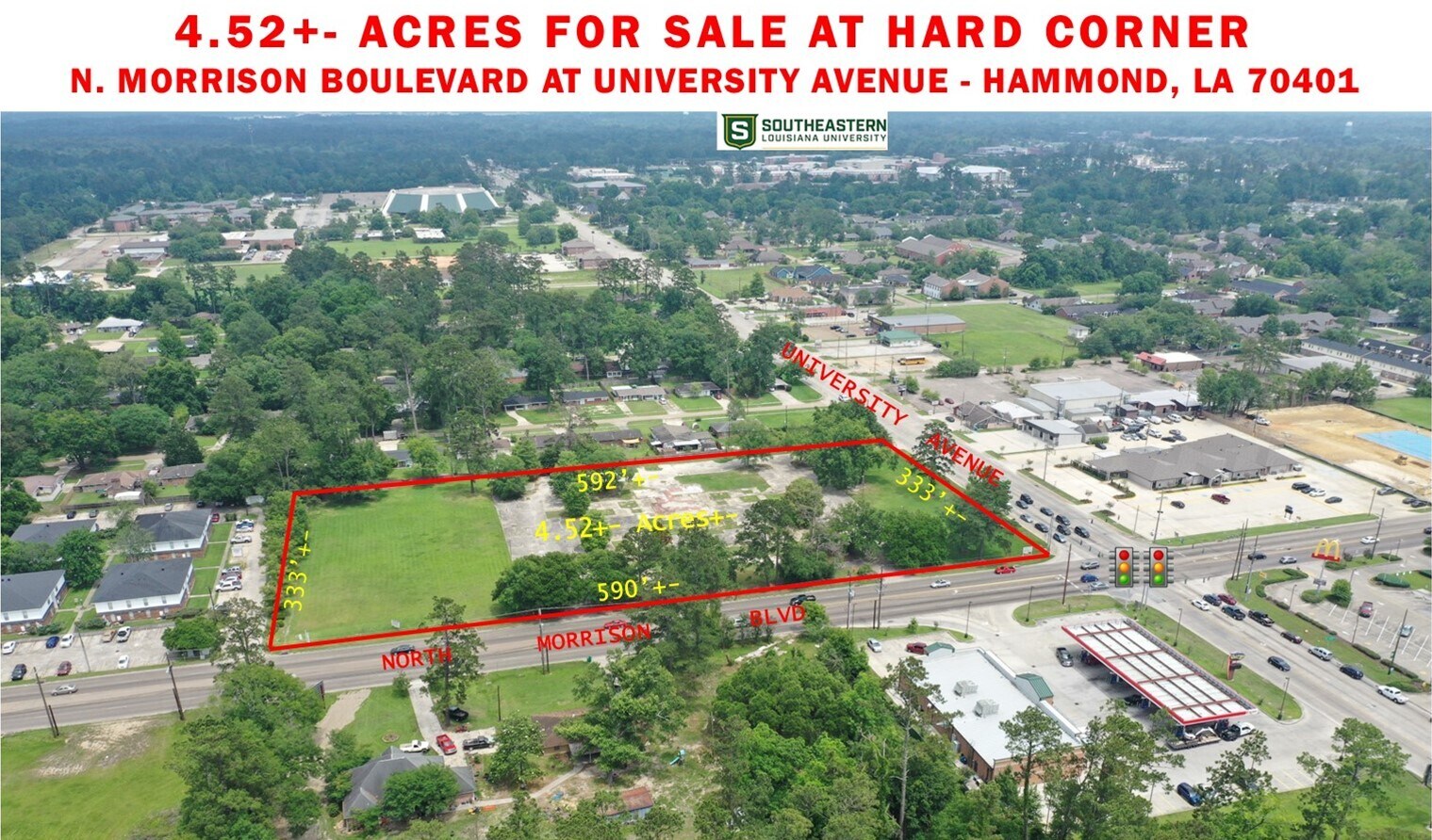 North Morrison Boulevard, Hammond, LA for Sale