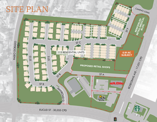 Fullerton, CA Commercial Land - Rosecrans @ SWQ Rosecrans & Euclid