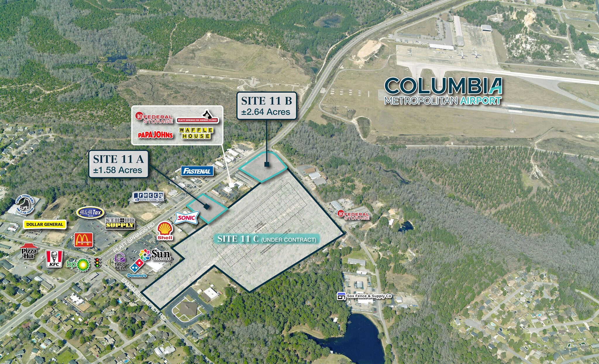 Platt Springs Rd West Parcel, West Columbia, SC for Sale