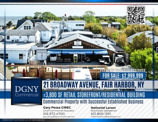 Fair Harbor, NY Storefront Retail/Residential - 21 Broadway ave Fair Harbor, NY Storefront Retail/Residential - 21 Broadway ave