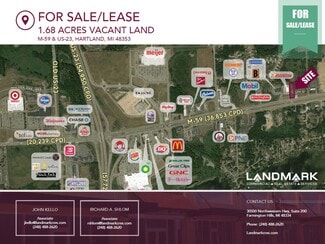 Hartland, MI Commercial Land - 11383 Highland Rd
