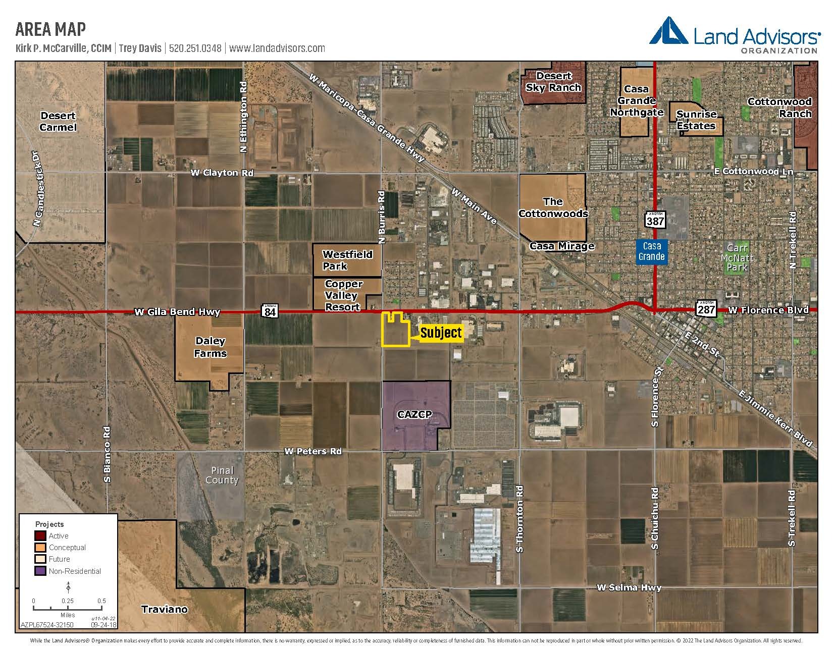 SEC Hwy 84 & Burris Road, Casa Grande, AZ for Sale