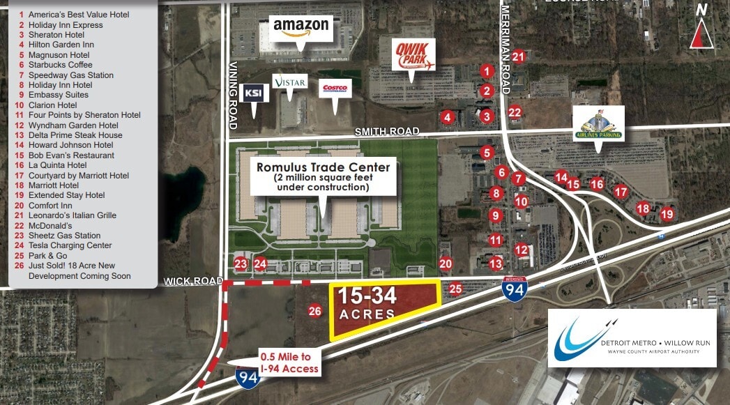 , Romulus, MI for Sale