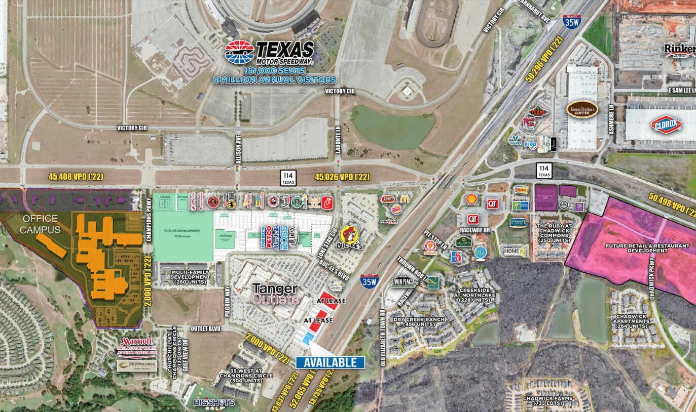 SWQ Interstate 35W & HWY 114, Fort Worth, TX for Rent