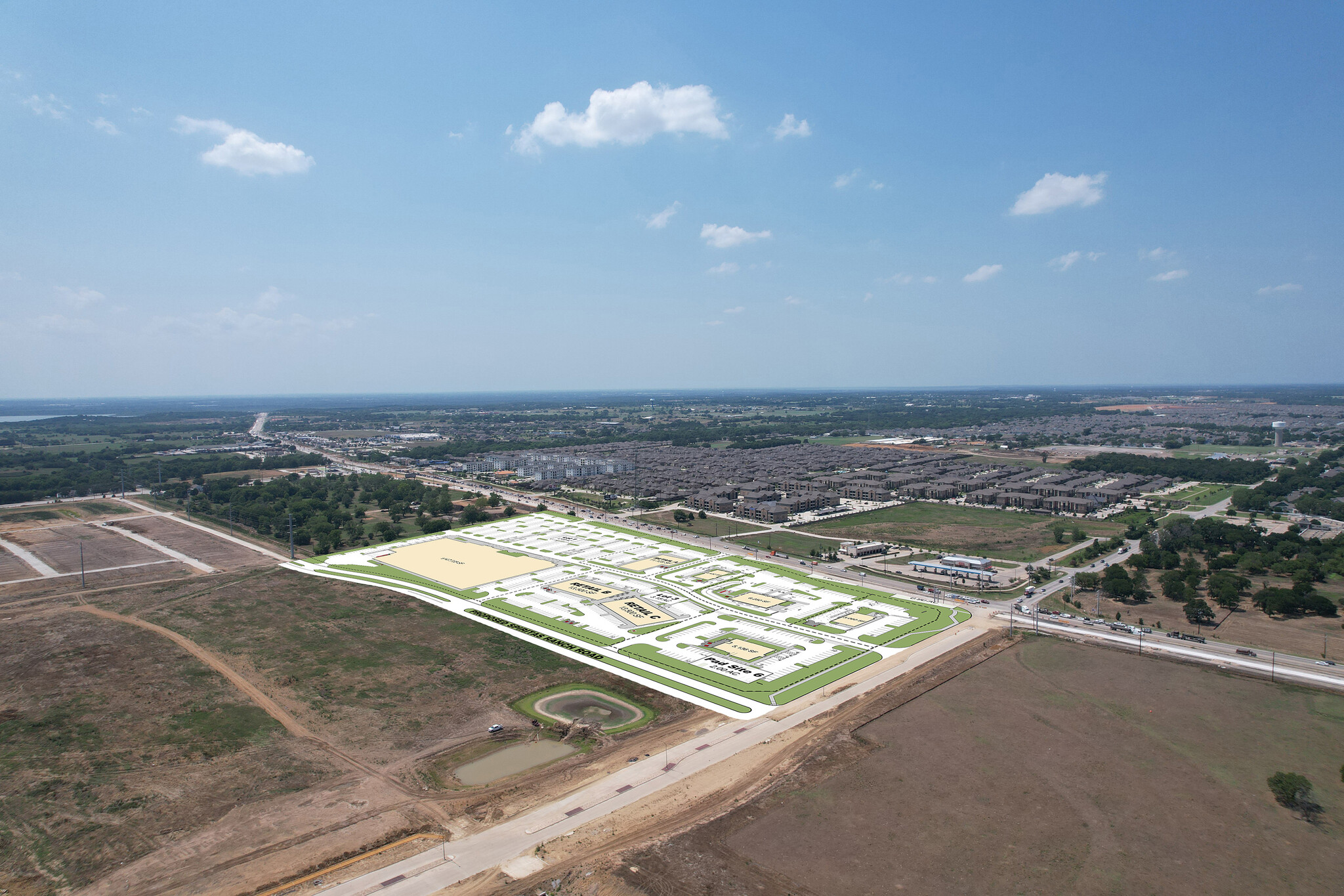 SWC - U.S. 380 & Ryan Spiritas Pkwy, Aubrey, TX for Rent