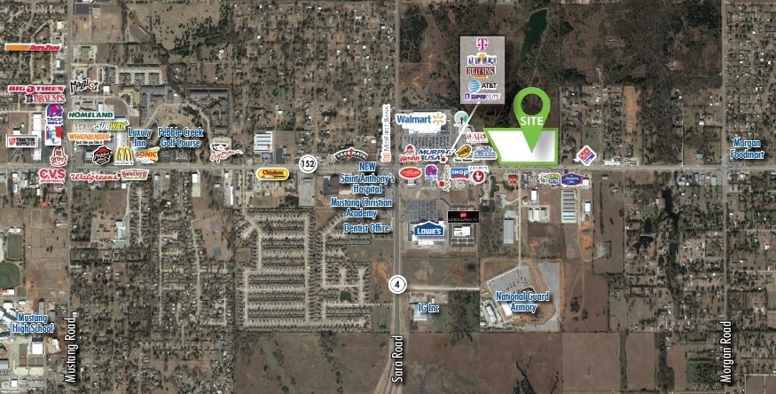 Hwy 152 @ Sara Rd, Mustang, OK for Rent