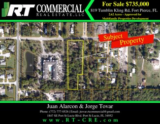 Fort Pierce, FL Residential Land - 819 Tumblin Kling Rd Fort Pierce, FL Residential Land - 819 Tumblin Kling Rd